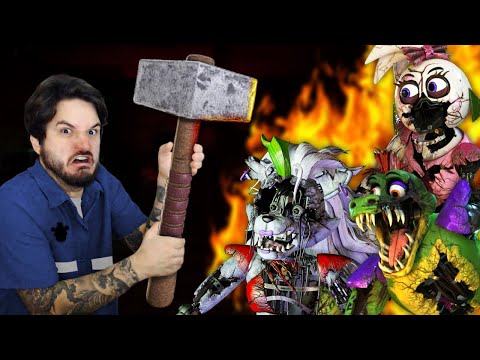 EU DESTRUÍ TODOS OS ANIMATRONICS! - Five Night At Freedy's: Security Breach (DOIS FINAIS) PT 3