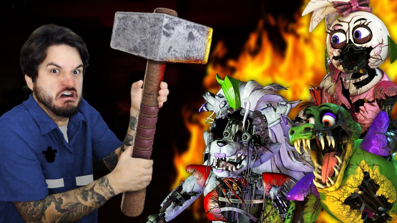 EU DESTRUÍ TODOS OS ANIMATRONICS! - Five Night At Freedy's: Security Breach (DOIS FINAIS) PT 3