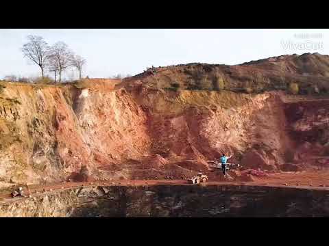 on a battu le record de Belgique 368m de highline ( rester bien jusqu'à la fin