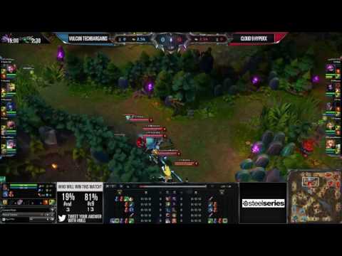 ♠ SEASON 3 ♠ || Vulcun VUL vs Cloud 9 C9 MLG Anaheim NA LCS Summer 2013 W3D3