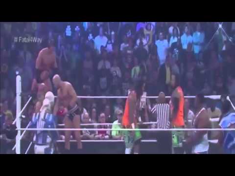 WWE Smackdown : Cesaro vs Big E vs Jimmy Uso vs Fernando