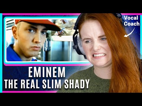 The Song Eminem Didn’t Want to Write | The Real Slim Shady | Vocal Coach Analysis