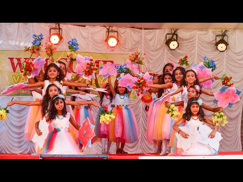 3rd Std. | Flower dance | pookkal pookkum tharunam song | Senthoora Song | Dance