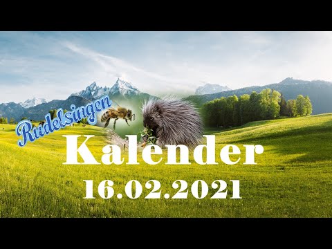 Der Mitsing - Kalender am 16.02.2021 - Tag 47