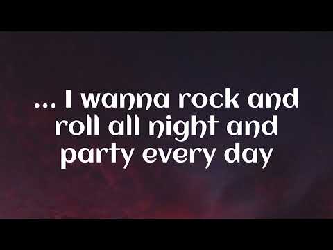 Kiss - Rock and Roll All Nite (lyrics)