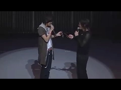 [ENG SUB] A young Miyano Mamoru and Taniyama Kishow exchanging email addresses on stage