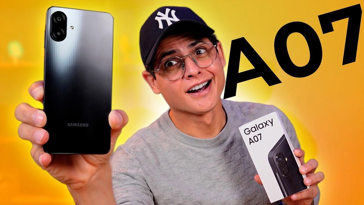 Miniatura da avaliação em vídeo de Smartphone Samsung Galaxy A07 256GB Violeta