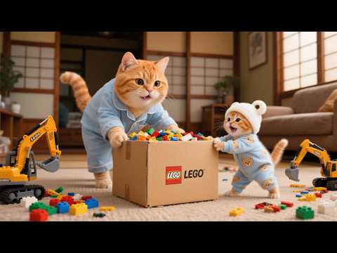 Papa Cat Returns to Visit Mama Cat & Ginger Kitten 🏠❤️ | Funny Cat Videos