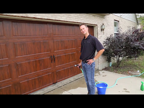 How to wash your garage door – Clopay