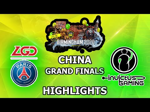 PSG.LGD vs INVICTUS GAMING - GRAND FINALS - ESL One Birmingham 2020 CHINA Highlights DOTA