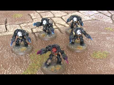 Terminator assault squad showcase (WH40K)
