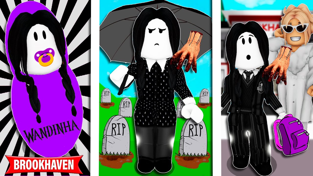 CICLO DE VIDA DA WANDINHA |Historinhas Brookhaven Roblox Bibi e Lud