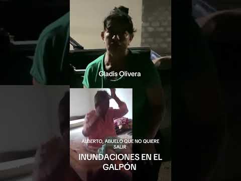 ABUELO NO QUIERE DEJAR SU CASA EN LAS INUNDACIONES DE EL GALPÓN #salta