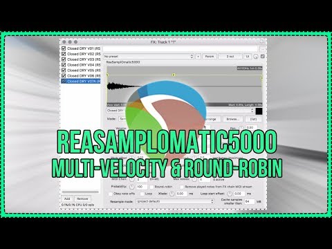 ReaSamploMatic5000 Multi-velocity layers and Round Robin