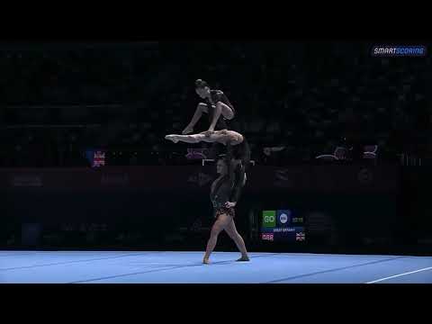 Acro World Championships 2022 - GBR 13-19 WG - Balance Qualification