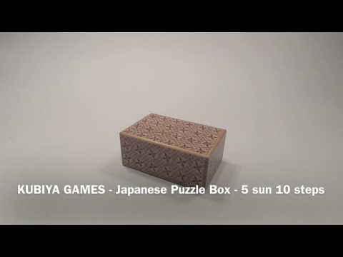 How To Solve The Japanese Puzzle box - 5 sun 10 steps Koyosegi - BY KUBIYA GAMES