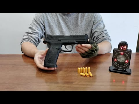 Smith & Wesson M&P 40 Auto Shell Ejecting Blowback Toy Gun Unboxing 2022 -  Laser Tag Pistol