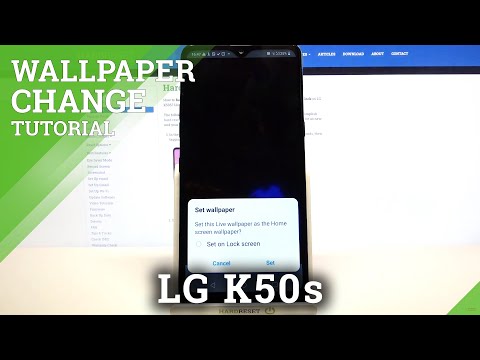 How to Download and Apply Live Wallpaper Magic Fluids in LG K50S – Fluid Simulation