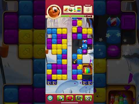 Toon Blast level 7701 Completed no coins or boosters