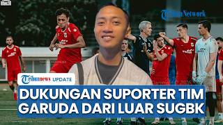 Semangat Suporter Dukung Skuad Garuda Lawan Bulgaria meski dari Luar SUGBK, Fandi: Bisa Menang 3-0