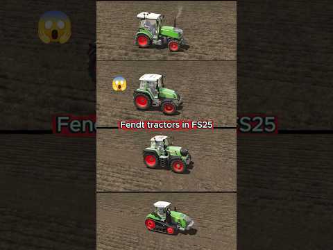 Fendt Tractor Evolution in Farming Simulator 25 🚜