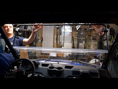 Polaris Ranger Folding Windshield