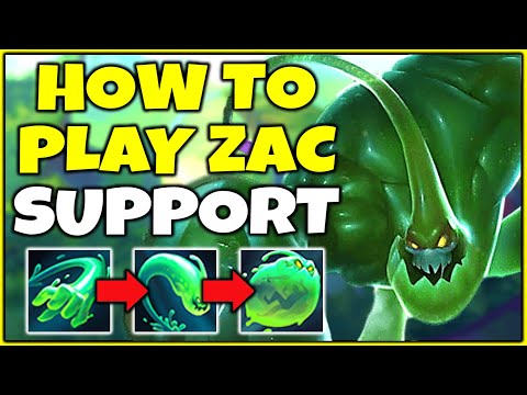 How to Play Zac Support | Full Game Commentary - League of Legends