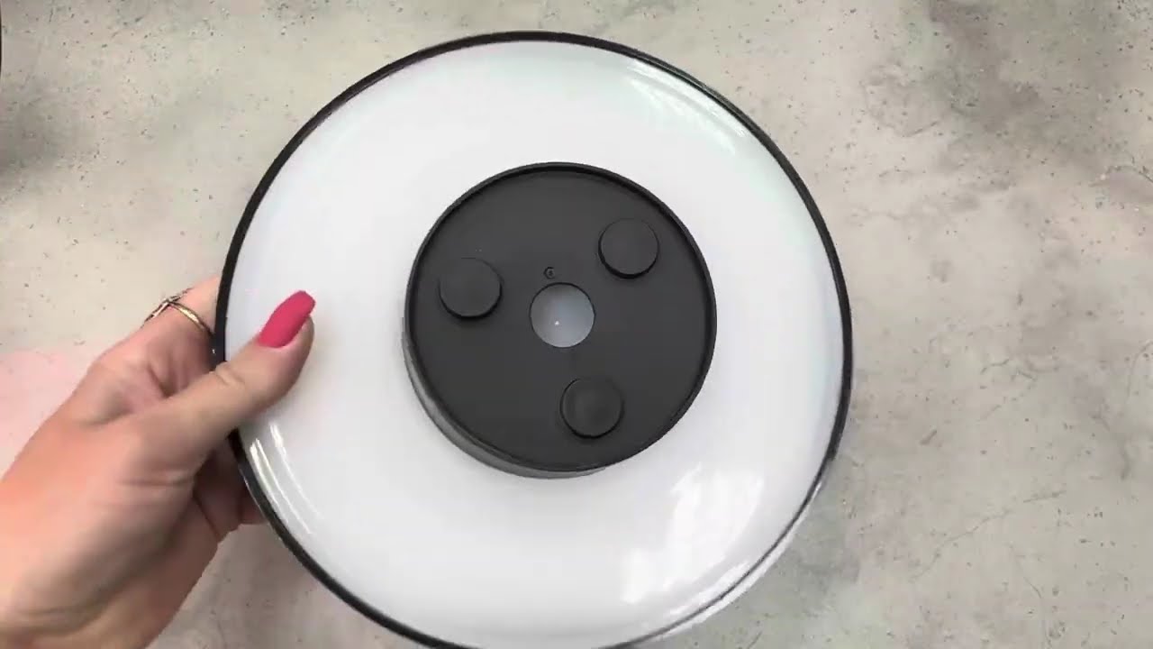 Светлодиодный накладной светильник MAXUS MWL 15W 3CCT IP65 BL Circle черный 1-MWL-15W-BLC