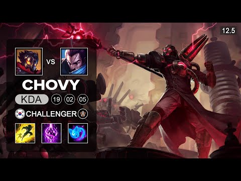 Chovy Viktor mid vs Yasuo - KR Challenger - Season 12 Patch 12.5