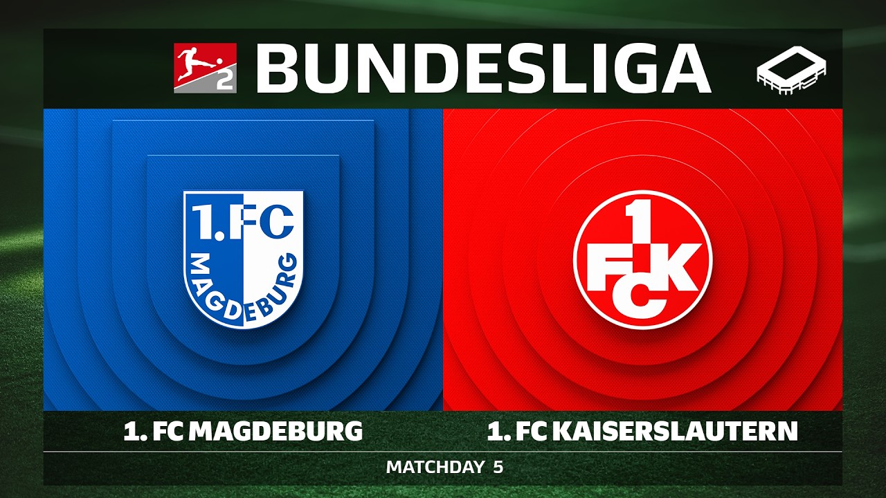 1. FC Magdeburg vs. 1. FC Kaiserslautern | Matchday 5 - Bundesliga 2 2026/27