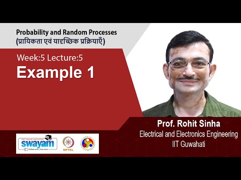 Probability and Random Processes प्रायिकता एवं यादृच्छिक प्रक्रियाएँ Introductory Video