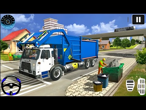 Offroad Dump Truck Game - Garbage Truck Driving Simulator 3D - Android Gameplay