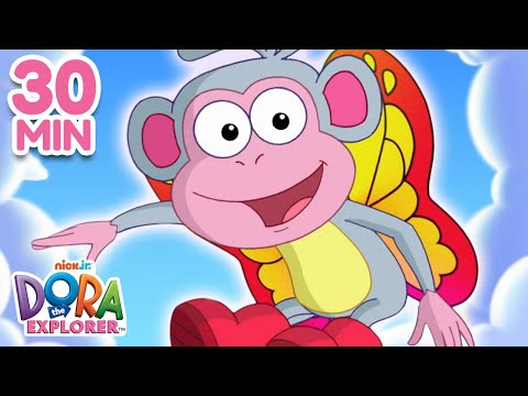 Boots Best Adventures with Dora! 🐵 | 30 Minutes | Dora the Explorer