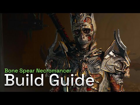 DIABLO 4 BONE SPEAR NECROMANCER BUILD (BIG DAMAGE, EASY ESSENCE REGEN)