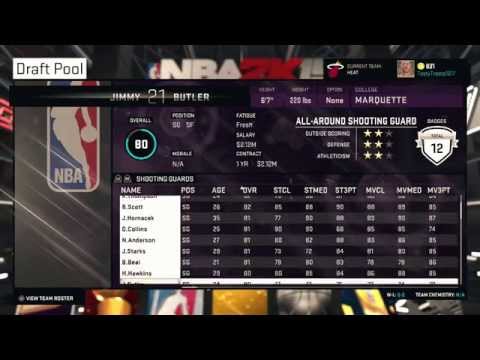 NBA 2K15 PS4 MyLeague- Custom Roster Draft! Ep. 1