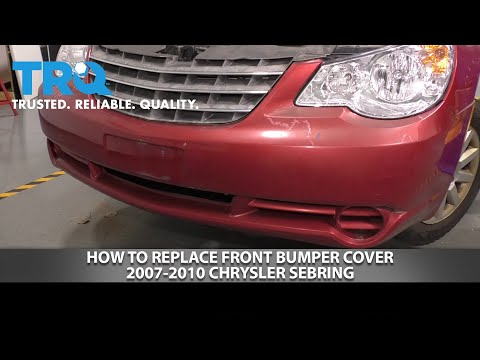 How to Replace Front Bumper Cover 2007-2010 Chrysler Sebring