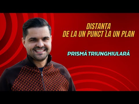 Distanța de la un punct la un plan. Prismă triunghiulară. Volumul prismei. Evaluarea Națională