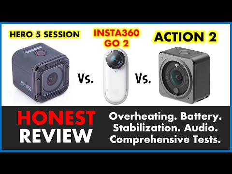 DJI Action 2 vs Insta360 Go 2 vs GoPro Hero5 Session - HONEST and comprehensive review