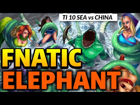 Fnatic vs Elephant TI10 - SEA vs CHINA - THE INTERNATIONAL 2021