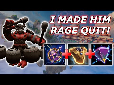 SO GOOD IT MADE HIM RAGE QUIT LMAO - Season 9 Masters Ranked 1v1 Duel - SMITE