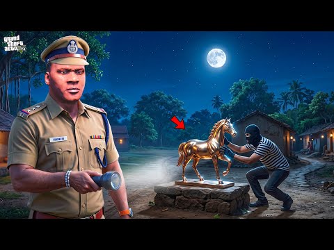 Franklin & Chithappu Become a Village Police And Catch a Thief in Gta 5 