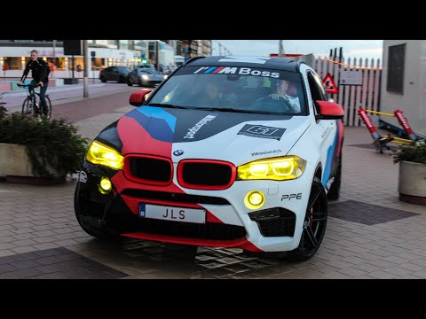 700HP BMW X6M w/ Akrapovic exhaust - Acclerations, crackles and sounds