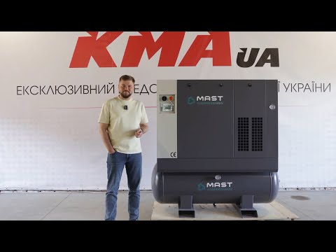 Винтовой компрессор MAST LZN-10 960 л/мин 7.5 кВт 500L 10 BAR - фото 2 - id-p2080431379