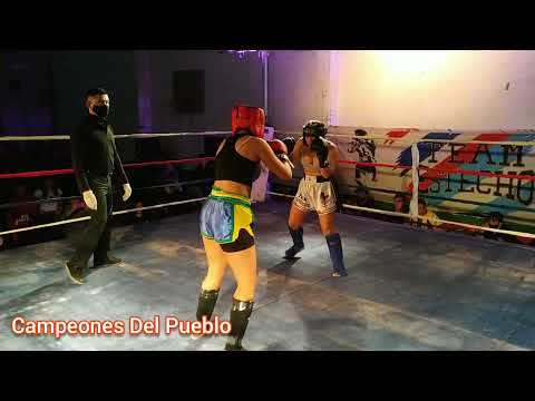 🥊Luz Mansilla Vs Talia Salazar - KICK BOXING - AMATEUR - Campeones Del Pueblo - Siempre Humilde