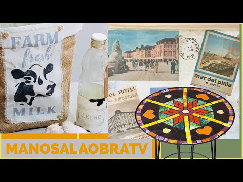 Manosalaobratv 2021 Programa 24 Collage Pintura Decorativa Farm Mosaiquismo