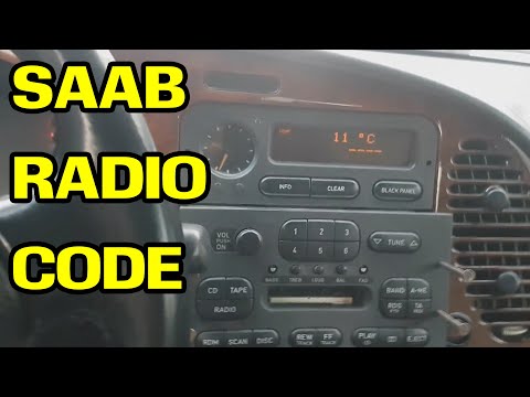YouTube video about: How to get saab radio code?
