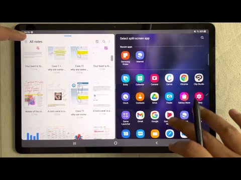 Samsung Galaxy Tab S7 FE: Extreme Multitasking - How to Use Split Screen