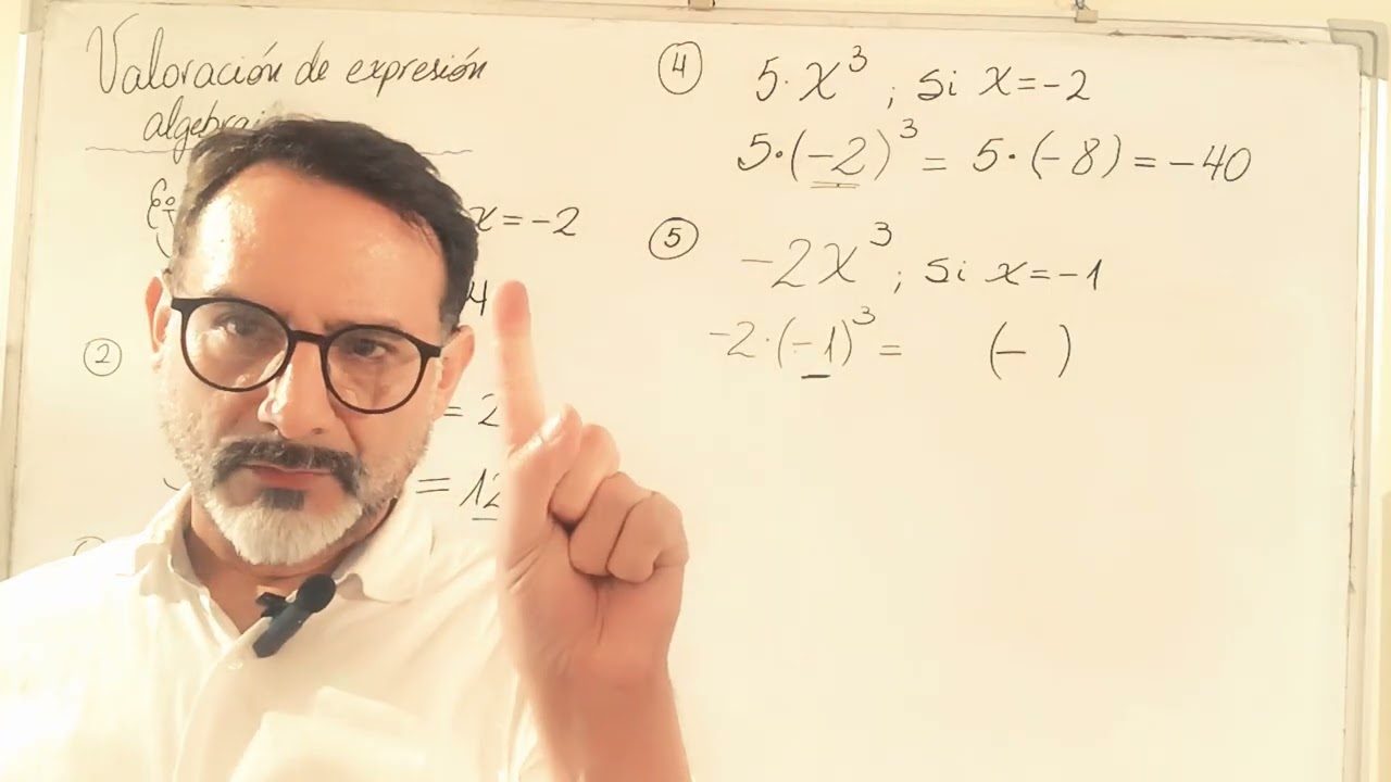 🙋‍♀️🙋‍♂️CURSO DE ALGEBRA CAP. 3: Valoración de expresiones algebraicas. #TeLaDejo