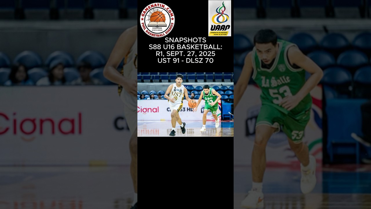 Snapshots: U16 Basketball - UST 91 - DLSU 70