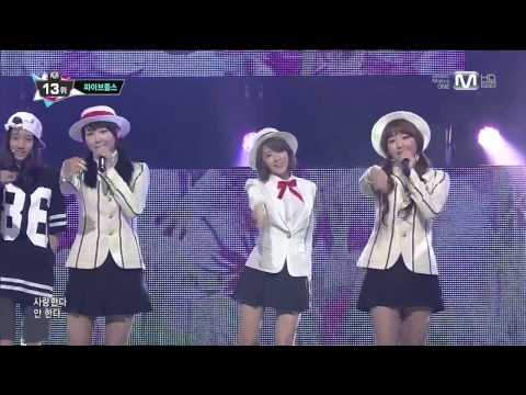 131010 F-VE DOLLS - Can You Love Me @ M! Countdown [720P]